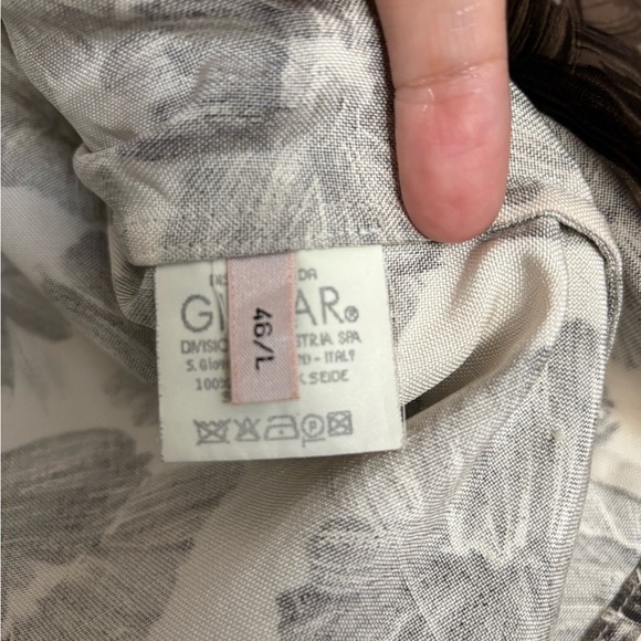 VTG Giambattista Valli Women's Top Size
46/L Floral Button Up Blouse - Picture 4 of 5